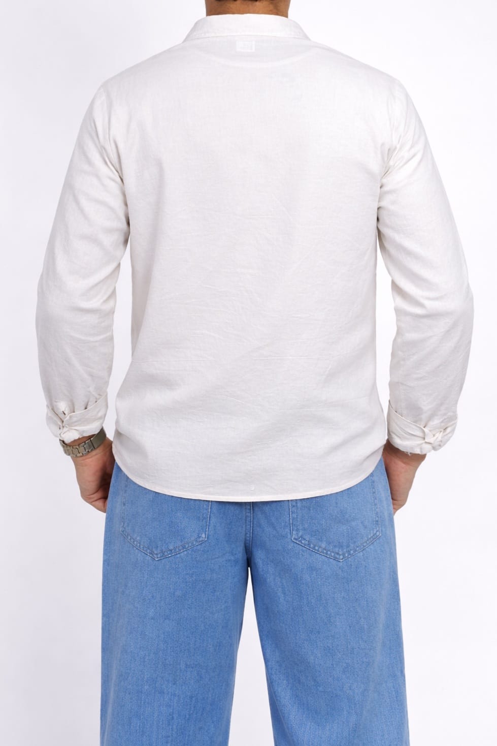 Men’s Pure White Linen Shirt – New Season Essential