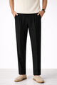 Men's Relaxed Fit Pleated Trousers – Classic Tailored Pants