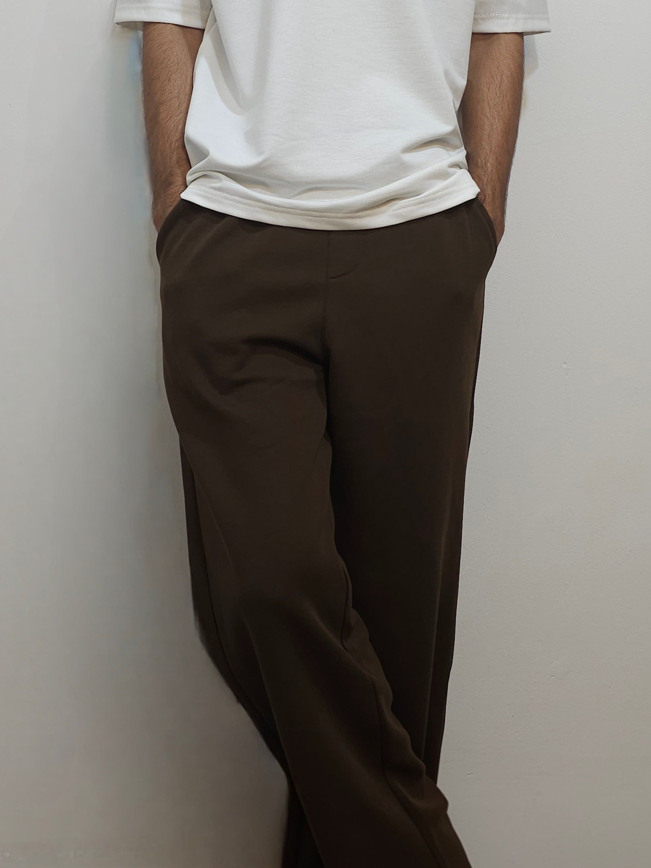 Premium Straight-Fit Soft Grey Trouser