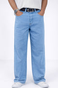 Men’s Light Blue Baggy Fit Jeans