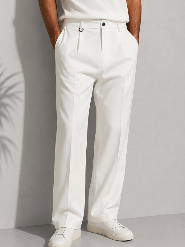 Men’s Classic Tailored Straight Trousers
