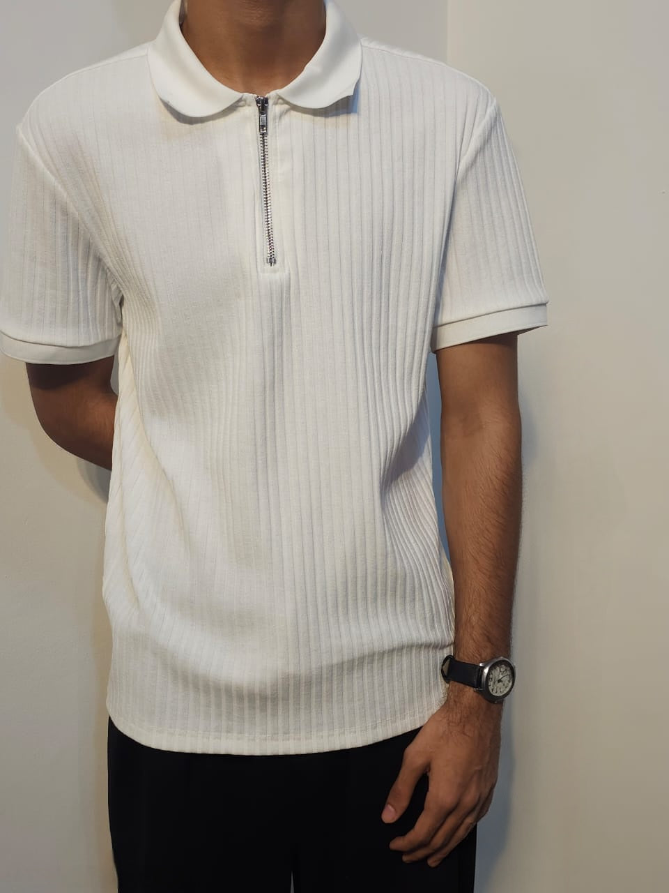 The Riviera Knit Quarter-Zip Polo